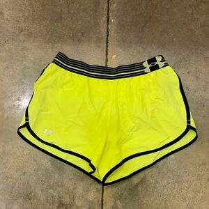 This is a women’s under armor, medium shorts